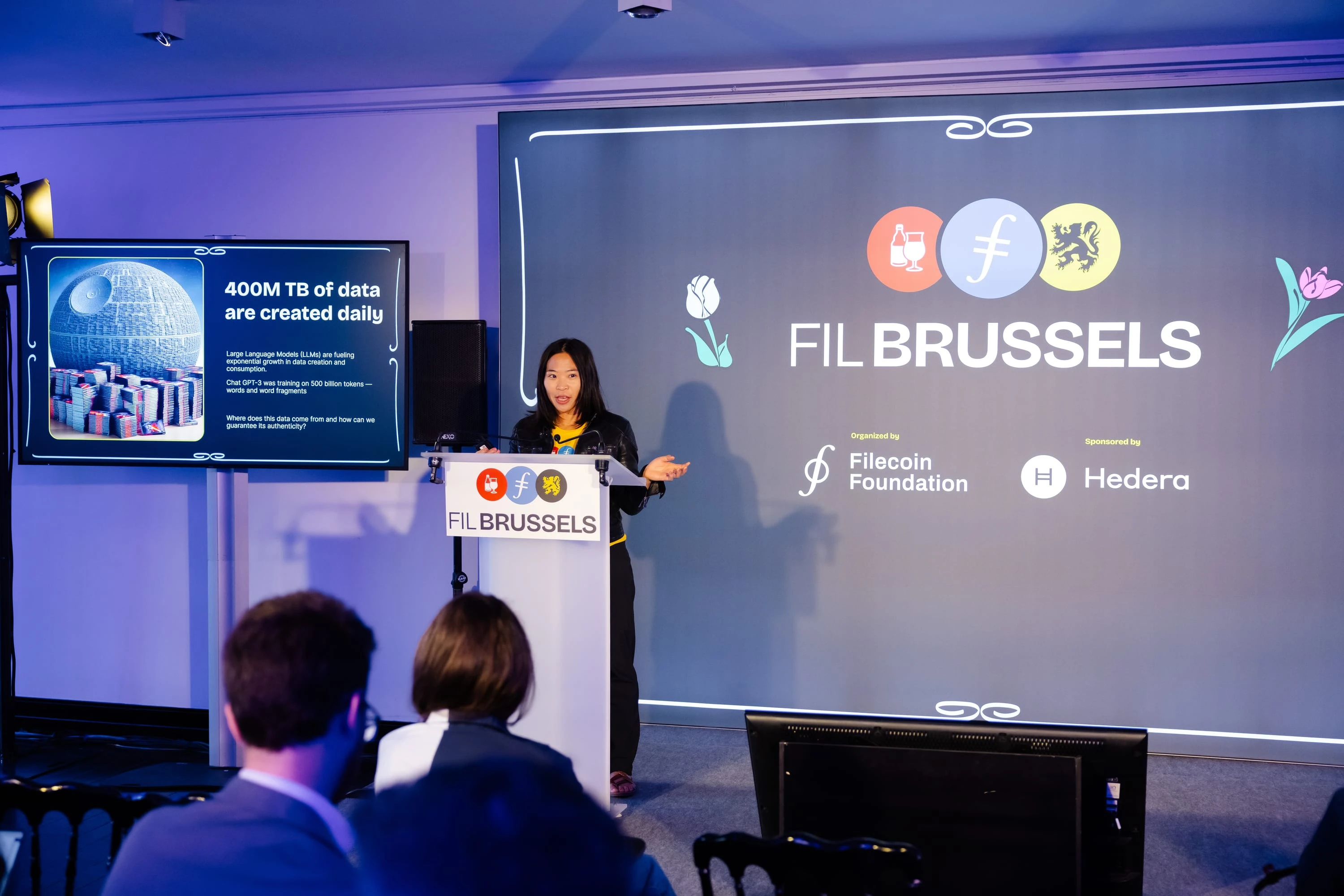 FIL Brussels - event graphics in use