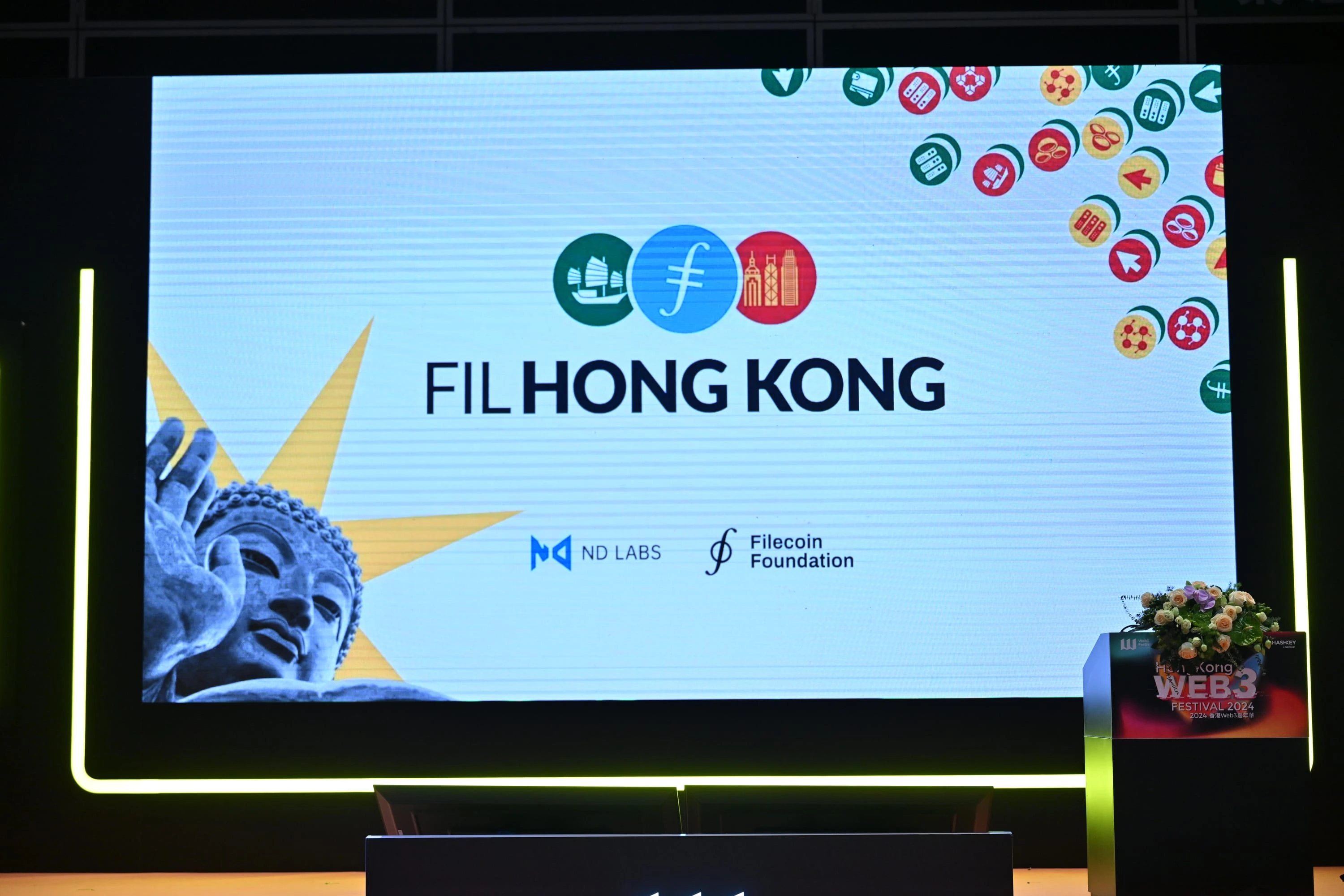 FIL City identity applied by a local event team