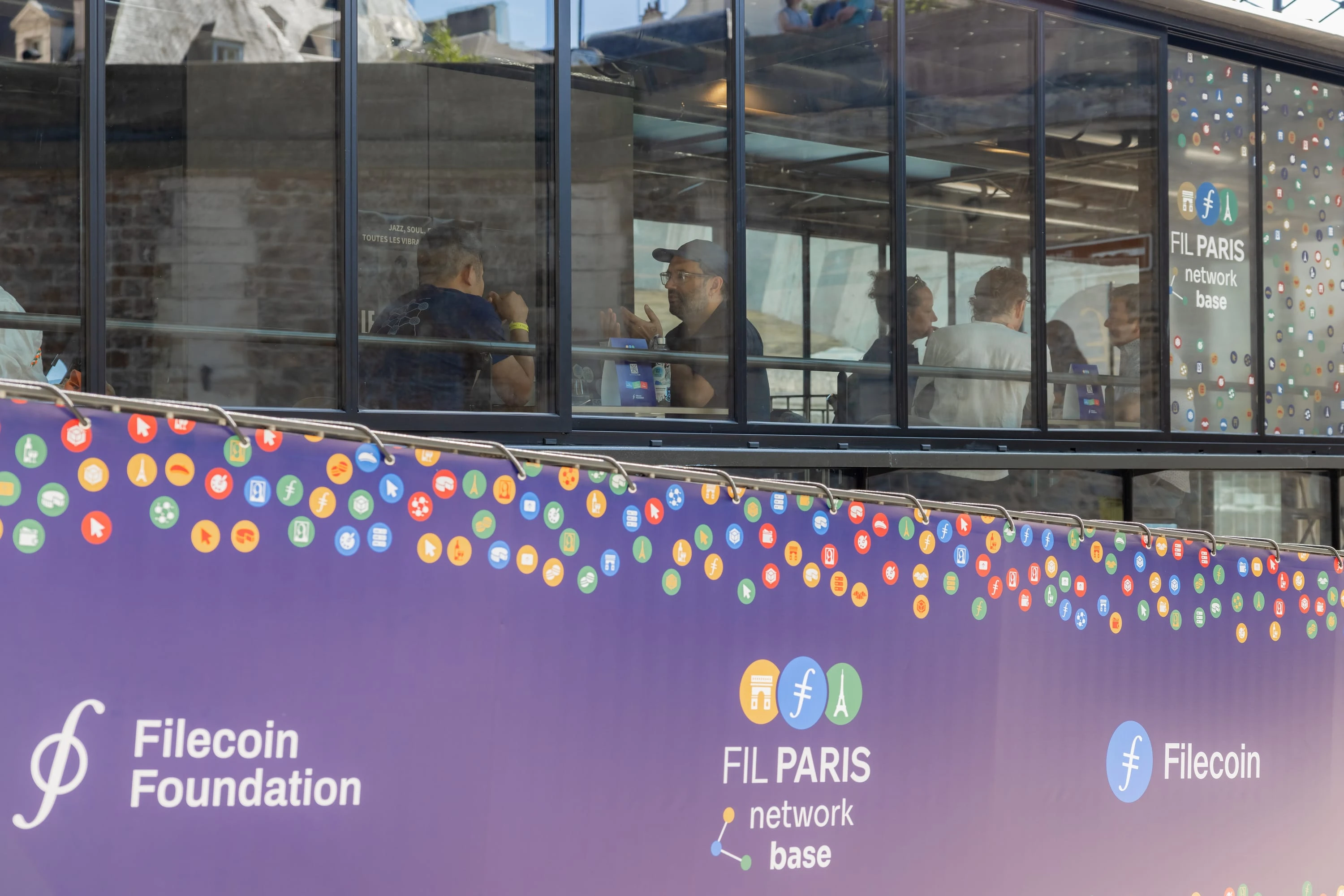 FIL City collateral at a community event