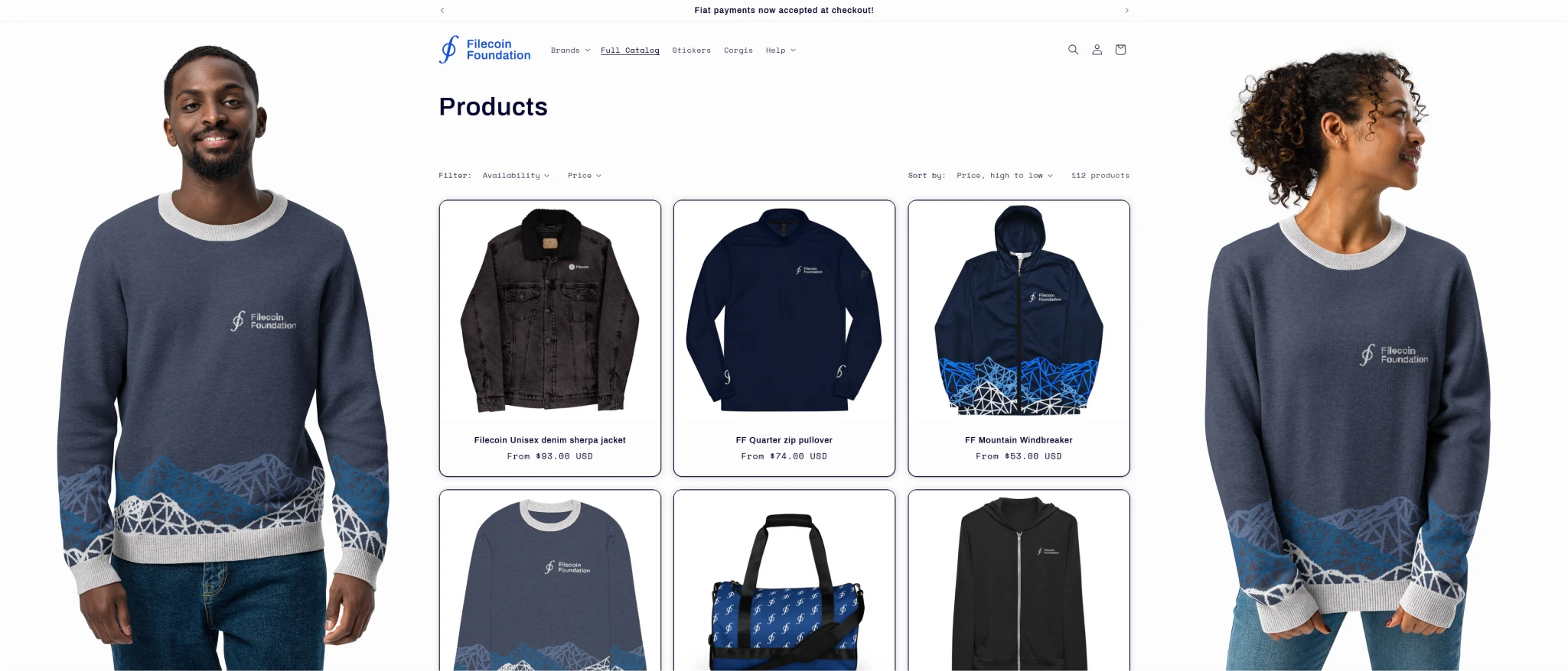 Filecoin Swag Store key visual