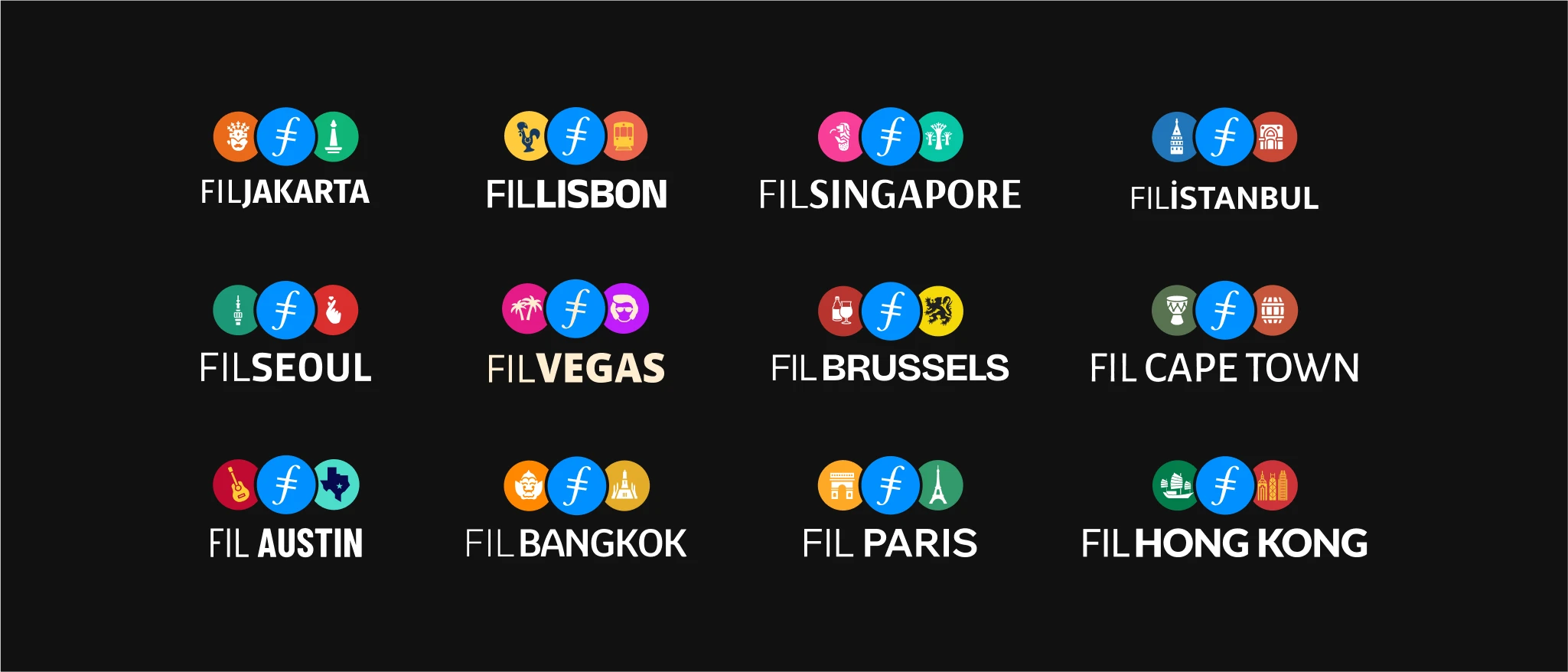 FIL City event brand system key visual
